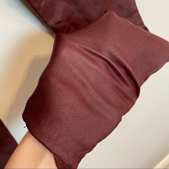 3 for 15$🌸  Shiny outside / Fleece inside - Dark Red Jeans - Picture 7 of 9